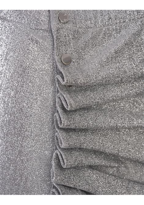 RABANNE Abito Midi In Lurex Drappeggiato Argento - RABANNE Online Outlet