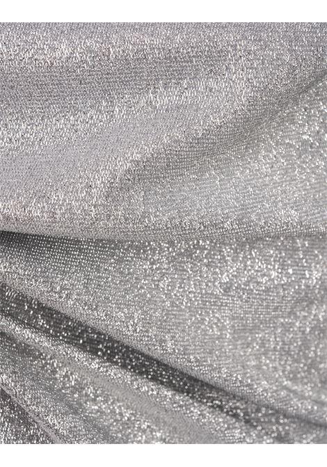 RABANNE Abito Midi In Lurex Drappeggiato Argento - RABANNE Online Outlet