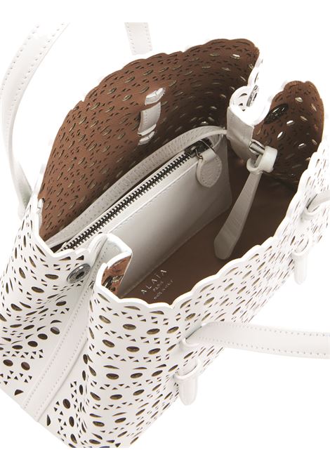 ALAIA Borsa Tote Mina 20 Bianca In Vitello Vienne - ALAIA Nuovi prodotti