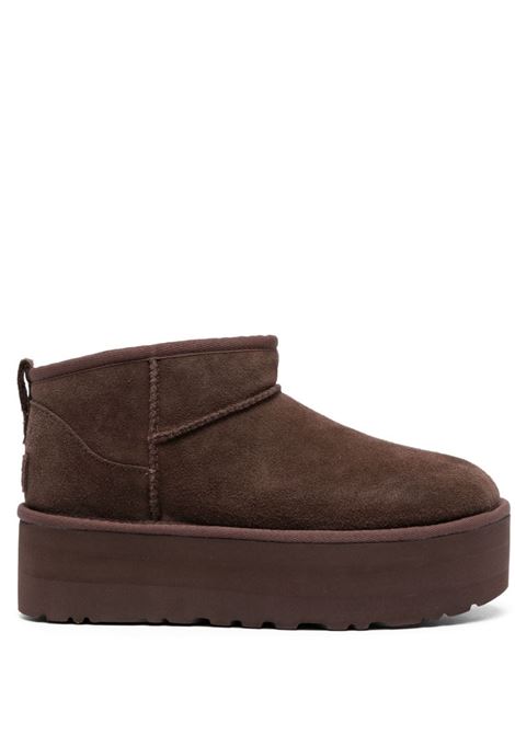UGG Stivali Con Plateau Classic Ultra Mini Burnt Cedar - UGG Prezzo basso