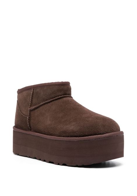 UGG Stivali Con Plateau Classic Ultra Mini Burnt Cedar - UGG Prezzo basso