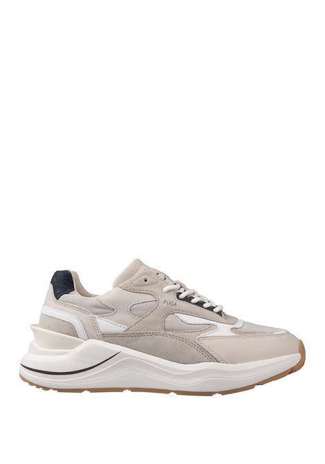 D.A.T.E. Sneakers Running Fuga In Avorio - D.A.T.E Offerta settimanale