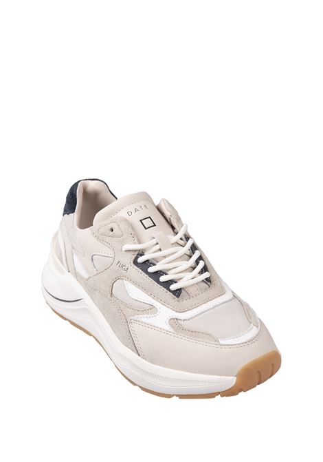D.A.T.E. Sneakers Running Fuga In Avorio - D.A.T.E Offerta settimanale