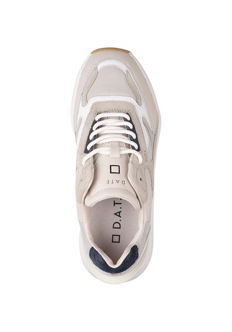 D.A.T.E. Sneakers Running Fuga In Avorio - D.A.T.E Offerta settimanale