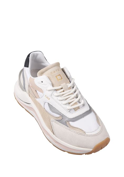 D.A.T.E. Sneakers Running Fuga In Bianco e Rosa - D.A.T.E Ritorno libero