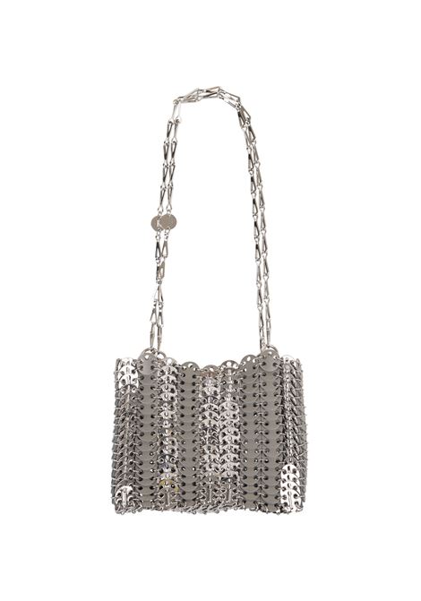RABANNE 1969 Square Bag Grigia In Metallo e Pelle - RABANNE Ultimi due giorni