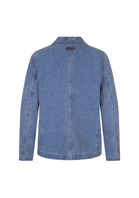 MARNI Blazer Monopetto In Denim Blu - MARNI Fino al 55% di sconto