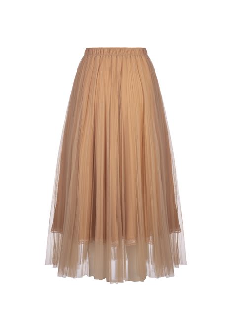 ERMANNO SCERVINO Gonna Midi In Tulle Beige - ERMANNO SCERVINO Enormi sconti