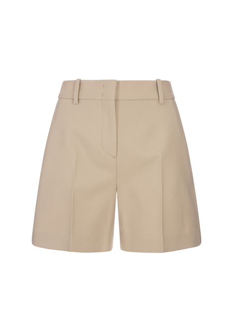 ERMANNO SCERVINO Shorts In Lana Vergine Beige - ERMANNO SCERVINO Limitato a 3 giorni