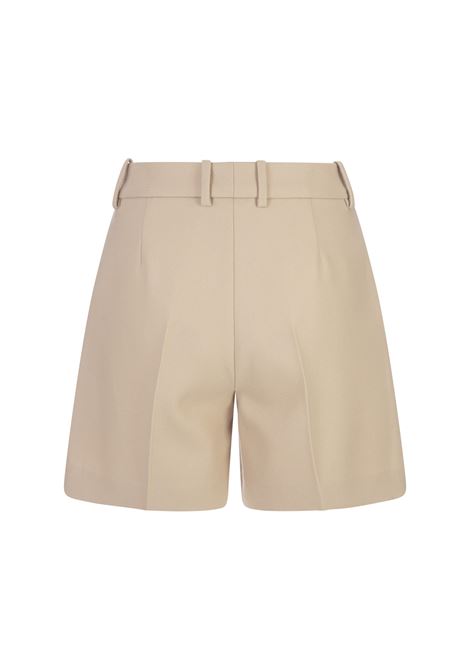 ERMANNO SCERVINO Shorts In Lana Vergine Beige - ERMANNO SCERVINO Limitato a 3 giorni