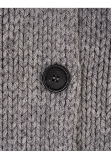 FABIANA FILIPPI Cardigan Bomber in Platinum Roccia - FABIANA FILIPPI Duty-free