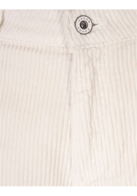 JACOB COHEN Pantaloni Willow In Velluto a Coste Bianco - JACOB COHEN Nuovo