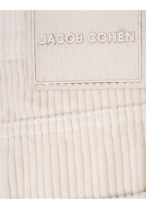 JACOB COHEN Pantaloni Willow In Velluto a Coste Bianco - JACOB COHEN Nuovo