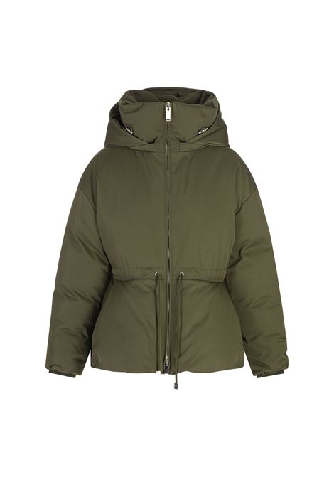 ALEXANDER MCQUEEN Piumino Con Volant in Verde - ALEXANDER MCQUEEN Presa