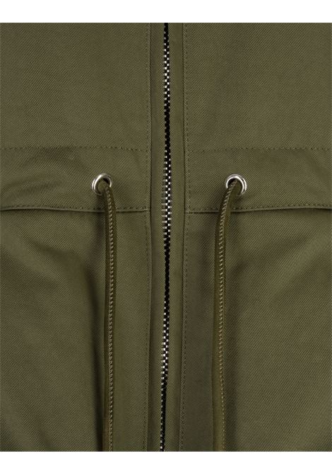 ALEXANDER MCQUEEN Piumino Con Volant in Verde - ALEXANDER MCQUEEN Presa