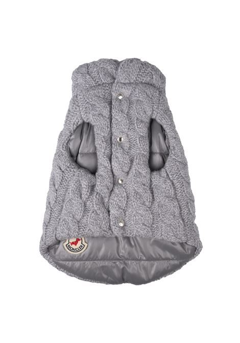 MONCLER Gilet Imbottito Reversibile Per Cani Grigio - MONCLER Outlet