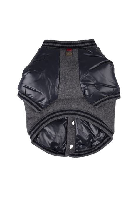 MONCLER Gilet Imbottito Per Cani In Lana Grigio Scuro - MONCLER In Vendita
