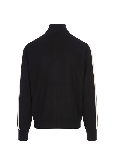 PALM ANGELS Giacca Track In Lana e Cashmere Nera - PALM ANGELS Moda