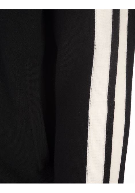 PALM ANGELS Giacca Track In Lana e Cashmere Nera - PALM ANGELS Moda