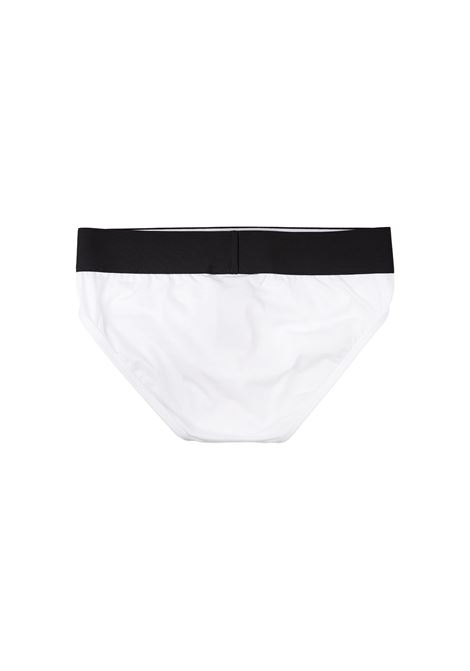 PALM ANGELS Set 2 Slip Bianchi Con Banda Logo - PALM ANGELS Sconto di tempo limitato