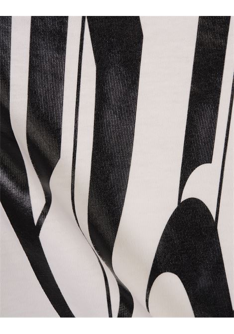 PALM ANGELS T-Shirt Oversize Logo Gothic Bianca - PALM ANGELS Offerta natalizia
