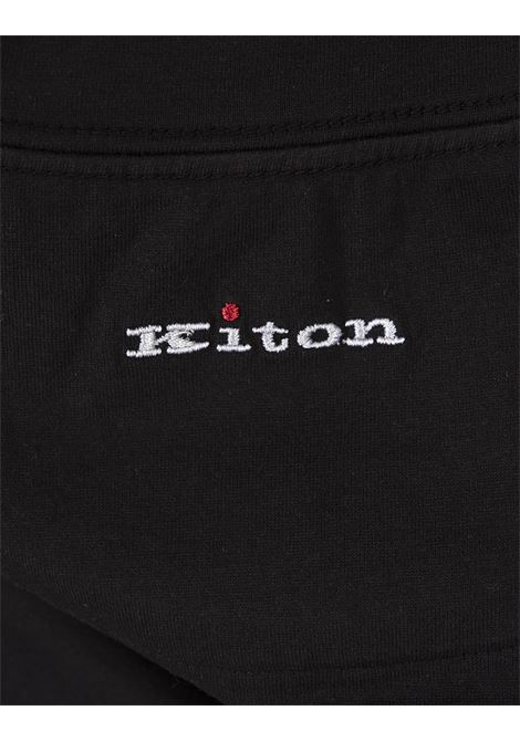 KITON T-Shirt Classica Nera Con Logo Dietro - KITON Nuovi prodotti