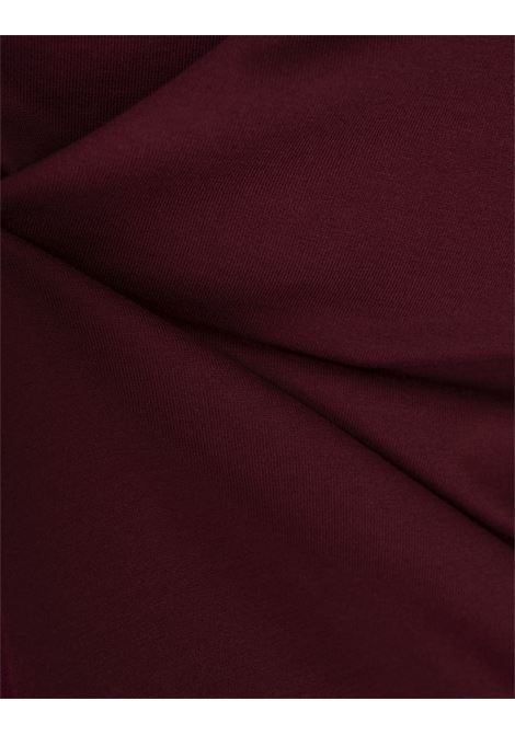 KITON T-Shirt Classica Rosso Scuro Con Logo Dietro - KITON Bestseller