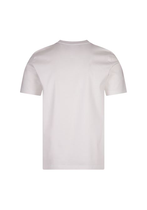 BOSS T-Shirt Regular Fit In Cotone Mercerizzato Bianco - BOSS Sconti VIP
