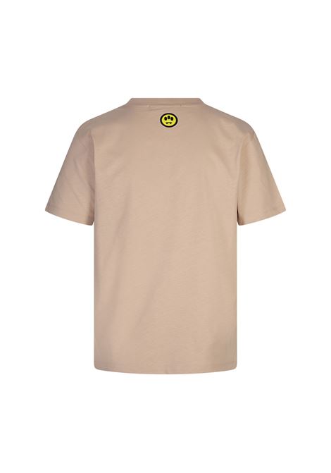 BARROW T-Shirt Beige Con Logo e Smile - BARROW Super Saving Price