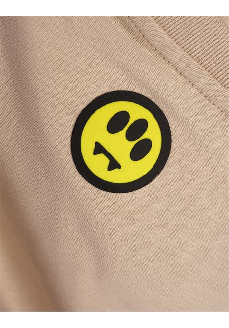 BARROW T-Shirt Beige Con Logo e Smile - BARROW Super Saving Price