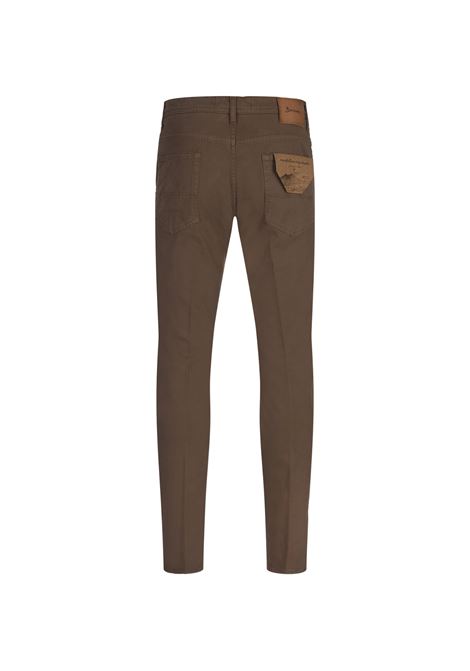 BSETTECENTO Jeans Slim Tapered In Denim Marrone - BSETTECENTO Ritorno libero
