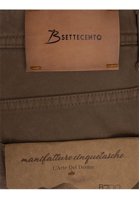 BSETTECENTO Jeans Slim Tapered In Denim Marrone - BSETTECENTO Ritorno libero