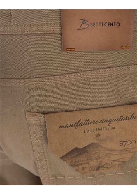 BSETTECENTO Jeans Slim Tapered In Denim Beige - BSETTECENTO Ultimi tre giorni