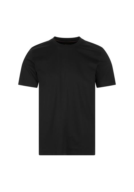 BOSS T-Shirt Regular Fit In Cotone Mercerizzato Nero - BOSS ACQUISTA ORA