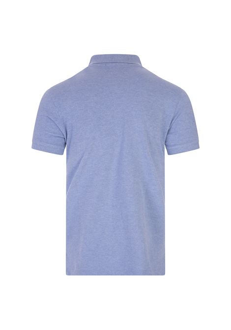 RALPH LAUREN Polo In Piquet Slim-Fit Azzurra - RALPH LAUREN Ultimo giorno