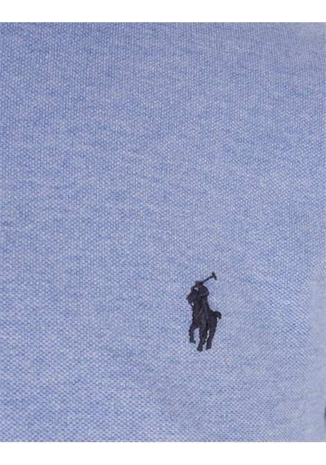 RALPH LAUREN Polo In Piquet Slim-Fit Azzurra - RALPH LAUREN Ultimo giorno