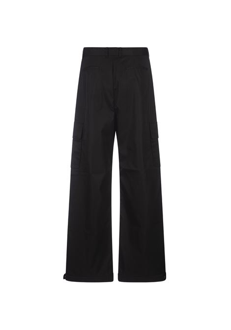 OFF-WHITE Pantaloni Cargo In Tessuto Tecnico Nero - OFF-WHITE Fino al 60% di sconto