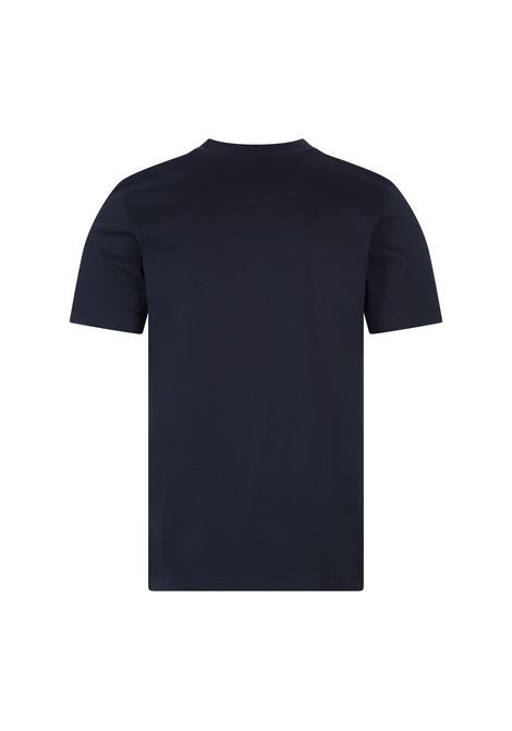 BOSS T-Shirt Regular Fit In Cotone Mercerizzato Blu Navy - BOSS Fino al 55% di sconto