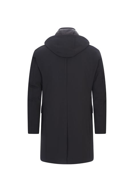 MONTECORE Parka In Lana Rain System Blu Navy - MONTECORE Solo un giorno rimasto