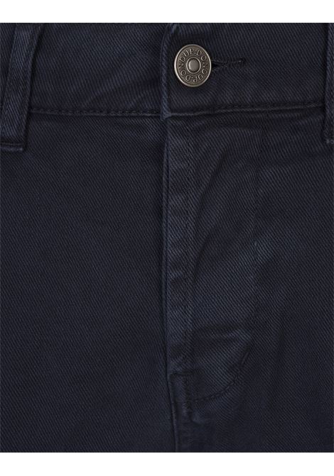 DONDUP Pantaloni George 5 Tasche In Cotone Stretch Blu - DONDUP Enormi sconti
