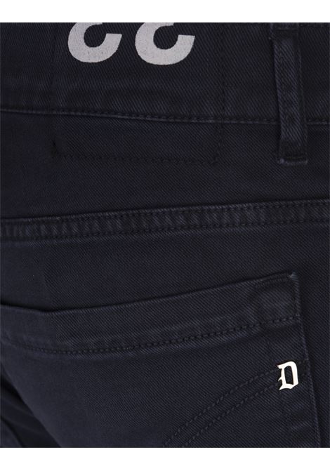 DONDUP Pantaloni George 5 Tasche In Cotone Stretch Blu - DONDUP Enormi sconti