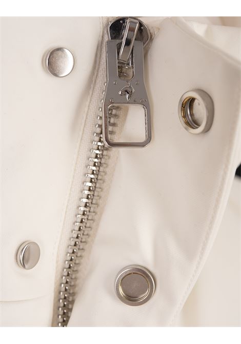 MONTECORE Gilet Imbottito Bianco Con Cappuccio - MONTECORE 50% di sconto con spedizione gratuita