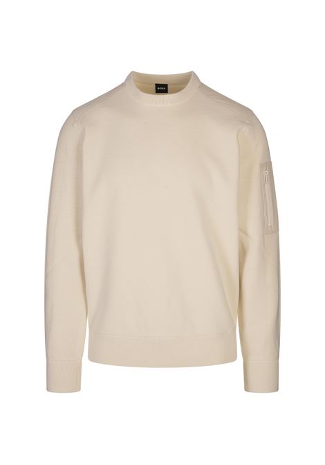 BOSS Maglione P-Diego Crema - BOSS Officina