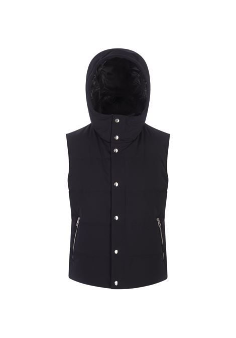 MONTECORE Gilet Imbottito Blu Navy Con Cappuccio - MONTECORE Limitato a 3 giorni