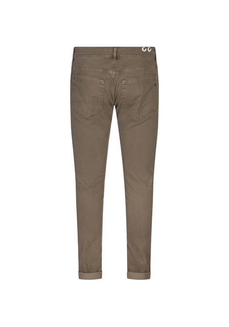 DONDUP Pantaloni George 5 Tasche In Cotone Stretch Kaki - DONDUP In vendita