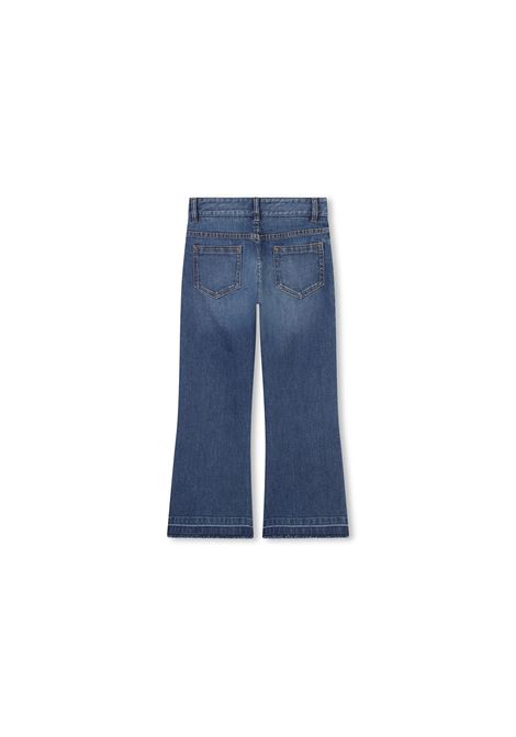 CHLOÉ KIDS Jeans a Gamba Dritta In Denim Blu - CHLOÉ KIDS Fino Al -60%