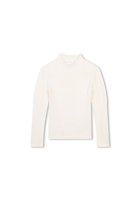 CHLOÉ KIDS Maglione Avorio Con Scollo Rotondo - CHLOÉ KIDS Outlet