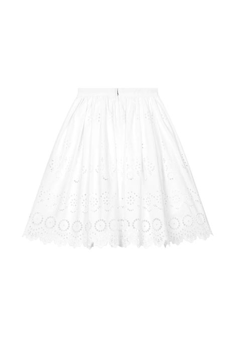 DOLCE & GABBANA KIDS Gonna In Pizzo Sangallo Bianco - DOLCE & GABBANA KIDS Negozio