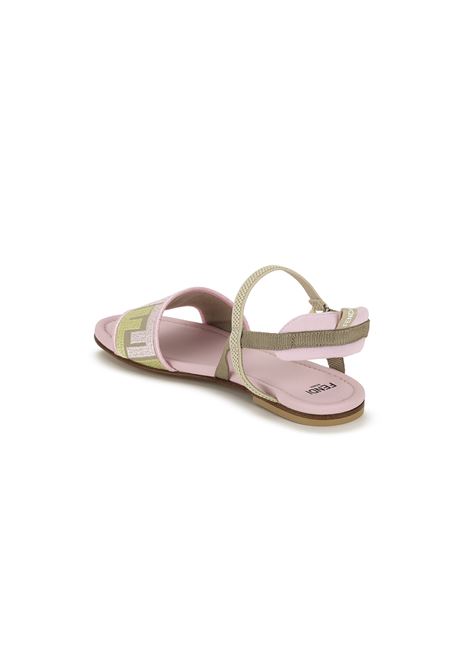 FENDI KIDS Sandali FF Rosa - FENDI KIDS Fornitura limitata