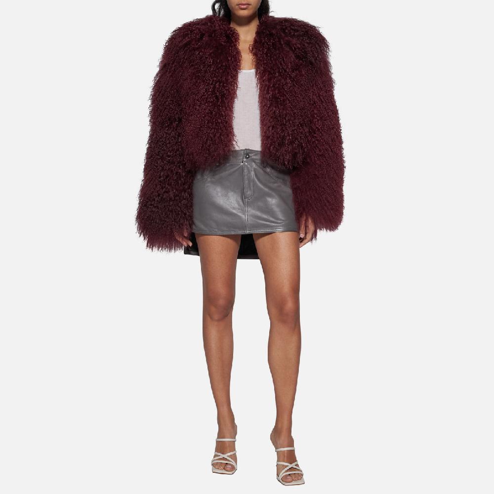 Salvatore Santoro GIACCA IN SHEARLING - BORDEAUX Outlet